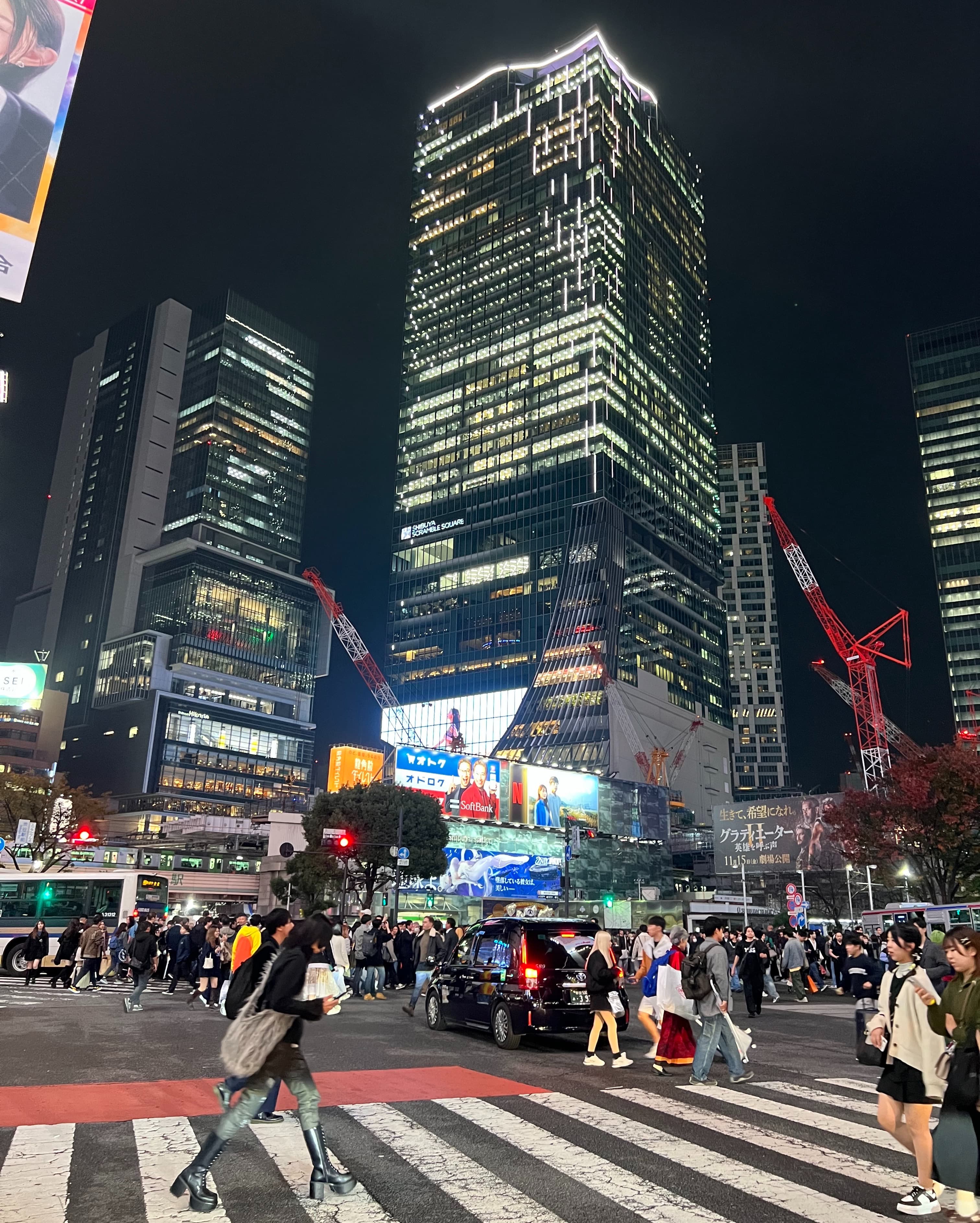 Walking through a Tokyo neighborhood